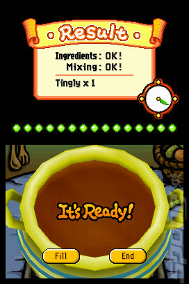 Freshly-Picked Tingle's Rosy Rupeeland - DS/DSi Screen