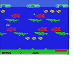 Frogger 2: Threedeep! - Colecovision Screen