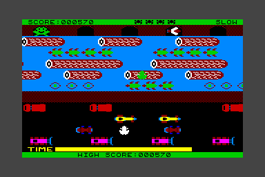 Frogger - C64 Screen