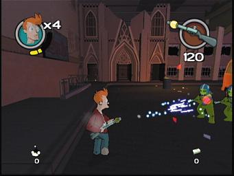 Futurama - PS2 Screen