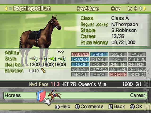 G1 Jockey Wii 2008 - Wii Screen