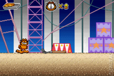 Garfield and His Nine Lives - GBA Screen