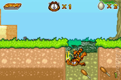 Garfield and His Nine Lives - GBA Screen