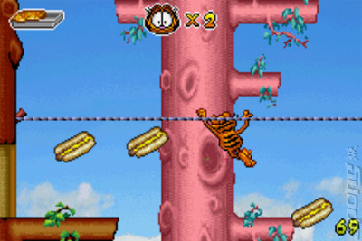 Garfield and His Nine Lives - GBA Screen