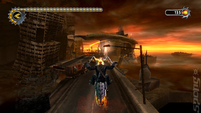 Ghost Rider - PSP Screen