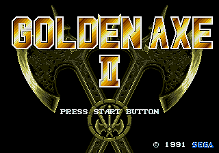 Golden Axe II - Sega Megadrive Screen