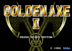 Golden Axe II - Sega Megadrive Screen