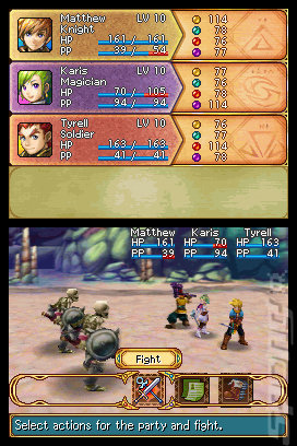 Golden Sun: Dark Dawn - DS/DSi Screen