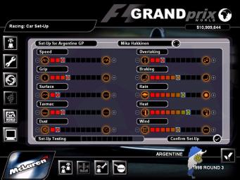 Grand Prix World - PC Screen