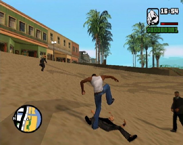 Grand Theft Auto: San Andreas - Xbox Screen
