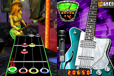 Guitar Hero: On Tour: Modern Hits - DS/DSi Screen