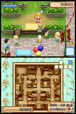 Harvest Moon DS: Grand Bazaar - DS/DSi Screen