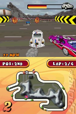 Herbie: Rescue Rally - DS/DSi Screen