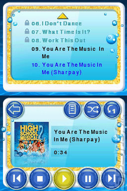 High School Musical 2: Work This Out! - DS/DSi Screen