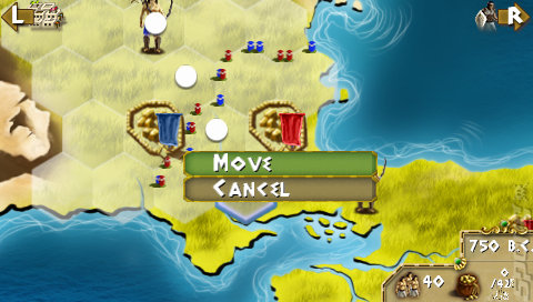 History Egypt: Engineering an Empire - PSP Screen