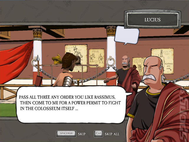 Horrible Histories: Ruthless Romans - PC Screen
