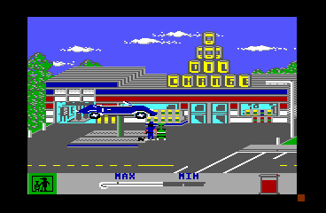 Hot Wheels - C64 Screen