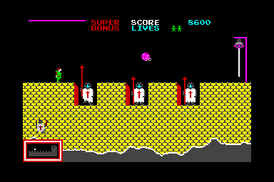 Hunchback - C64 Screen