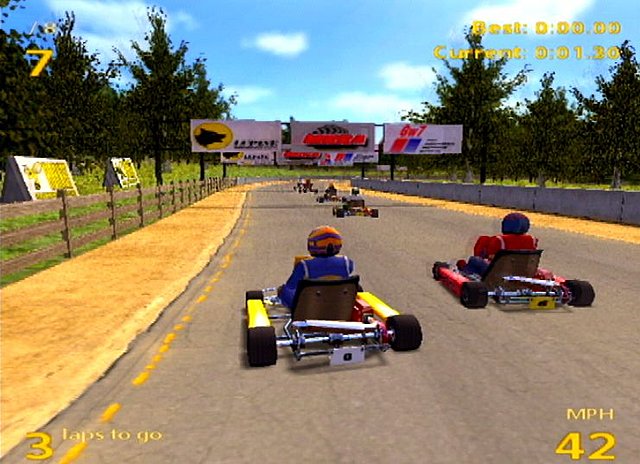 International Super Karts - PS2 Screen