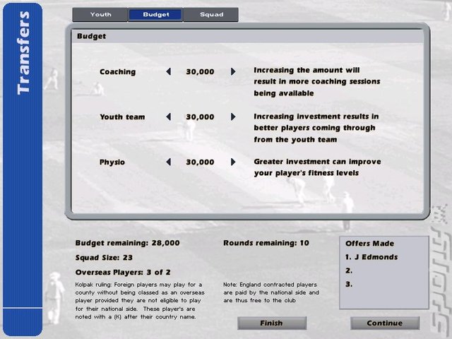 International Cricket Captain 2006 - PC Screen