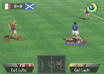 International Superstar Soccer 64 - N64 Screen