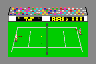 International Tennis - C64 Screen