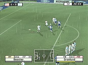 International Superstar Soccer 3 - PC Screen