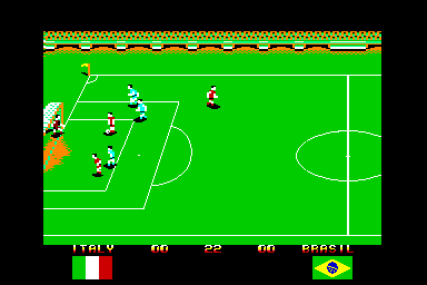 Italy '90 Soccer - C64 Screen