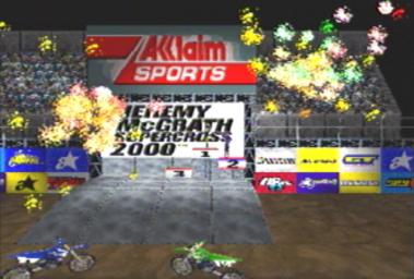 Jeremy McGrath Super Cross 2000 - PlayStation Screen