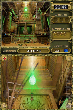 Jewel Quest Mysteries Curse of the Emerald Tear - DS/DSi Screen