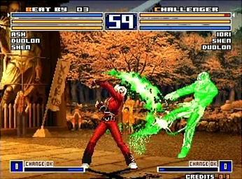 The King of Fighters 2002 & 2003 - PS2 Screen