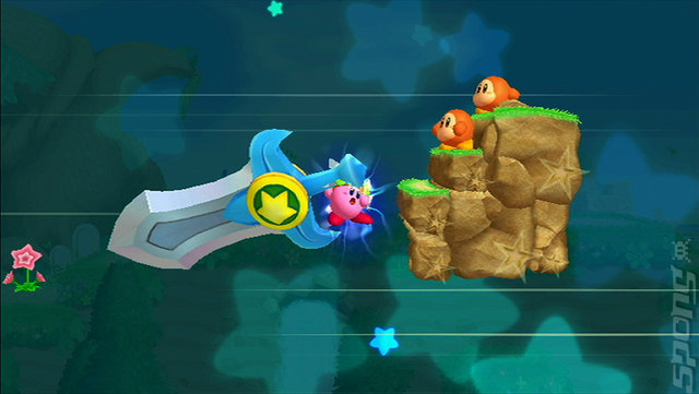 Kirby's Adventure Wii - Wii Screen