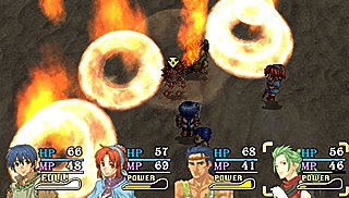 Legend of Heroes: Gagharv Trilogy Akai Shizuku - PSP Screen