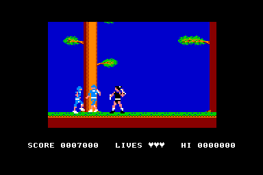 Legend of Kage - C64 Screen