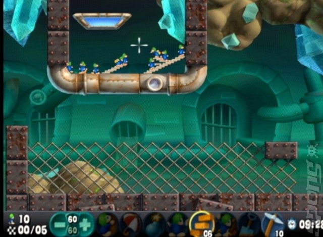 Lemmings - PS2 Screen