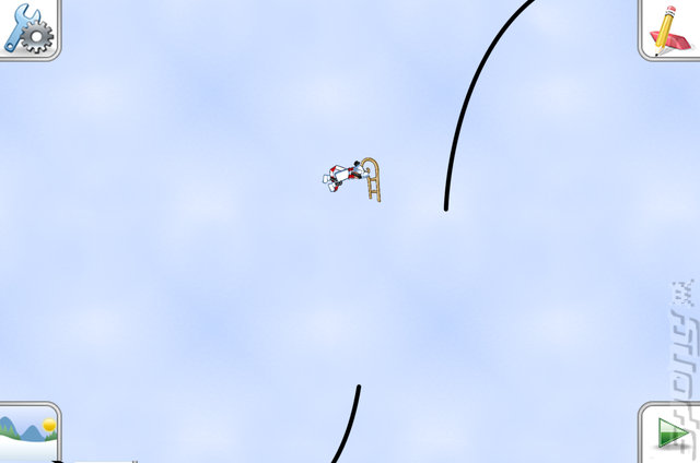 Line Rider: Freestyle - Wii Screen