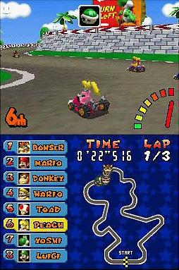 Mario Kart DS - DS/DSi Screen