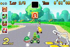 Mario Kart Super Circuit - GBA Screen