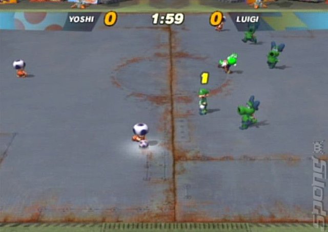 Mario Smash Football - GameCube Screen