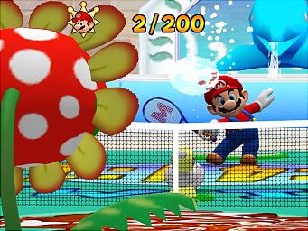 Mario Power Tennis - GameCube Screen