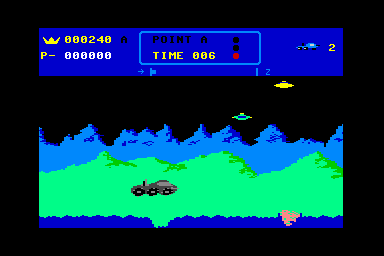 Mars Patrol - C64 Screen
