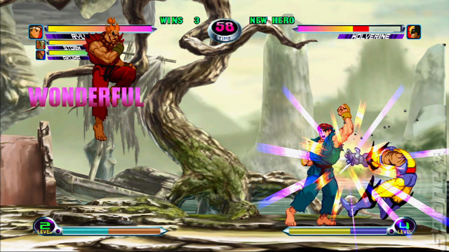 Marvel  vs Capcom 2: Wolverine Gets Snot Kicked Out of  Him News image