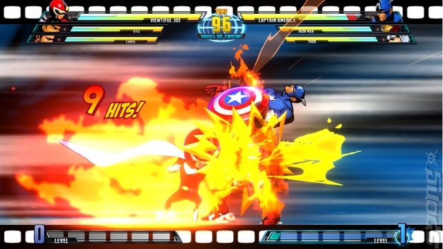 Marvel vs. Capcom 3: Fate of Two Worlds - Xbox 360 Screen