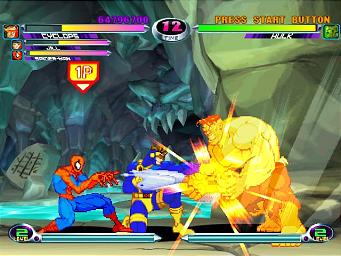 Marvel Vs. Capcom 2 - PS2 Screen