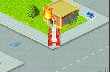 Matchbox: Cross Town Heroes - GBA Screen