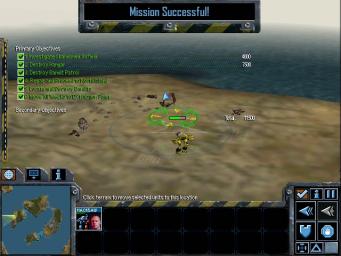 Mech Commander 2 - PC Screen