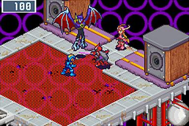 Mega Man Battle Network 4 Tournament: Red Sun - GBA Screen