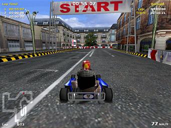 Michael Schumacher Racing World Kart 2002 - PC Screen