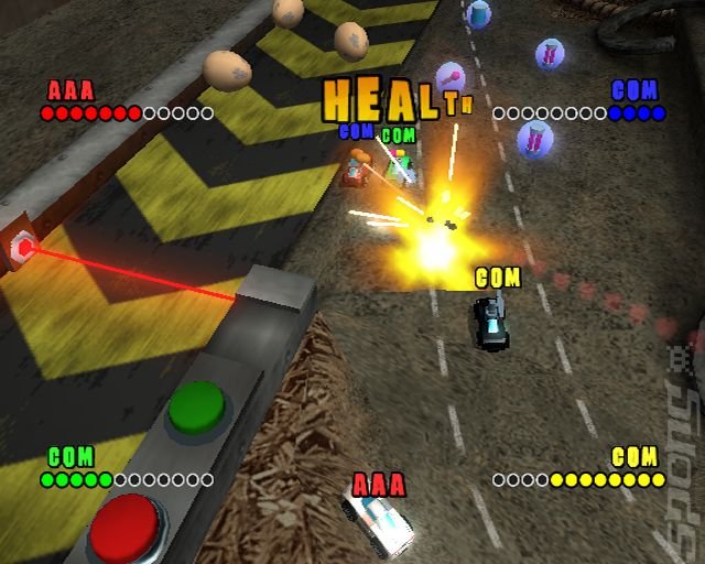 Micro Machines v4 - PS2 Screen