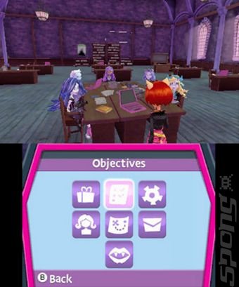 Monster High: New Ghoul in School - 3DS/2DS Screen